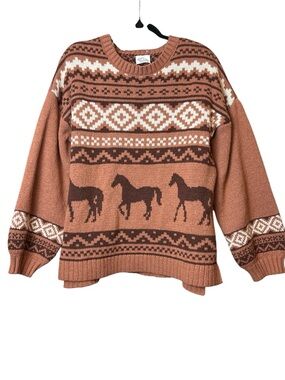 New In NWT horse design 🐎 sweater